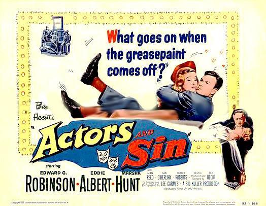 Постер фильма Актеры и грех | Actor's and Sin