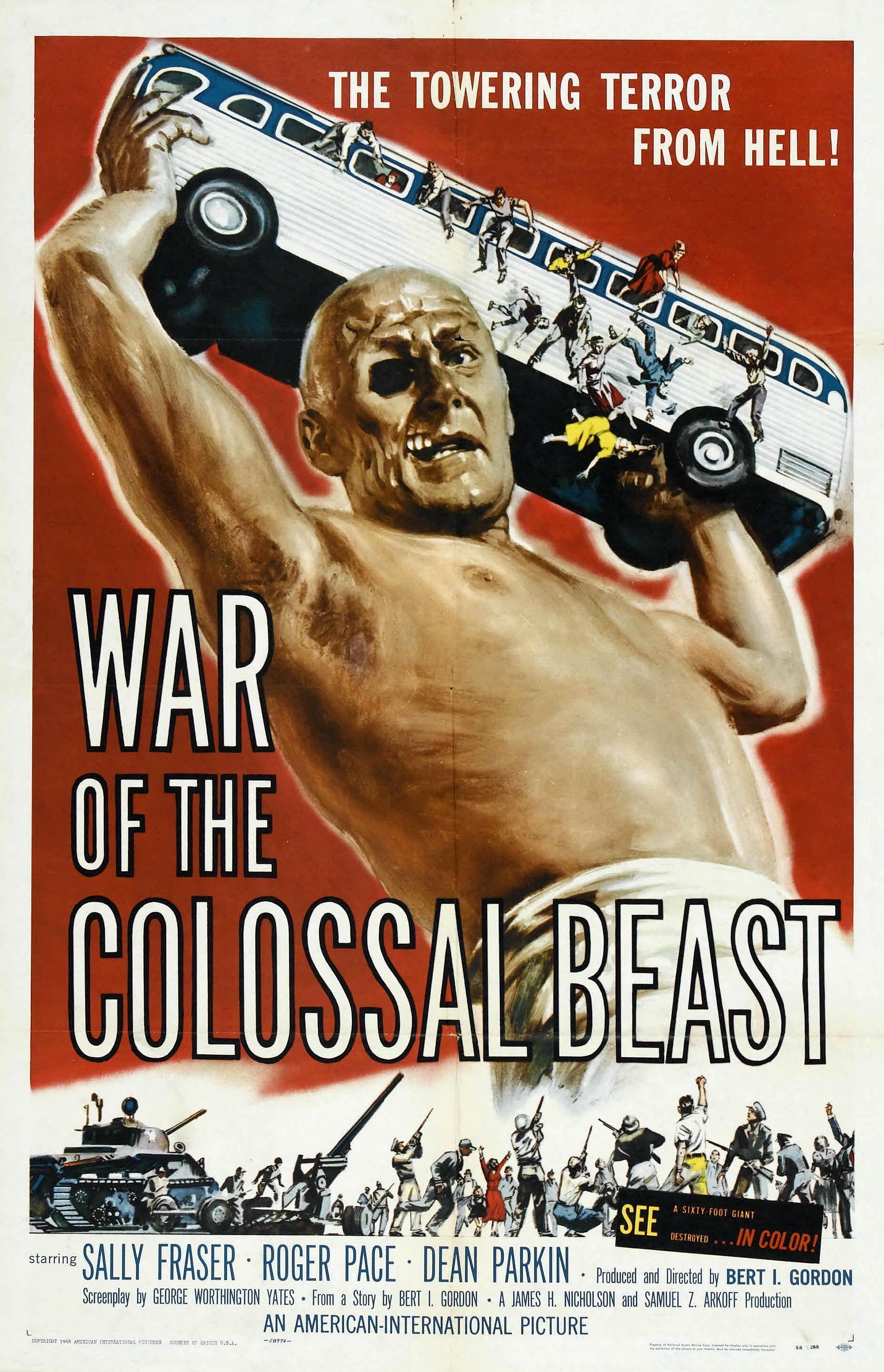Постер фильма War of the Colossal Beast