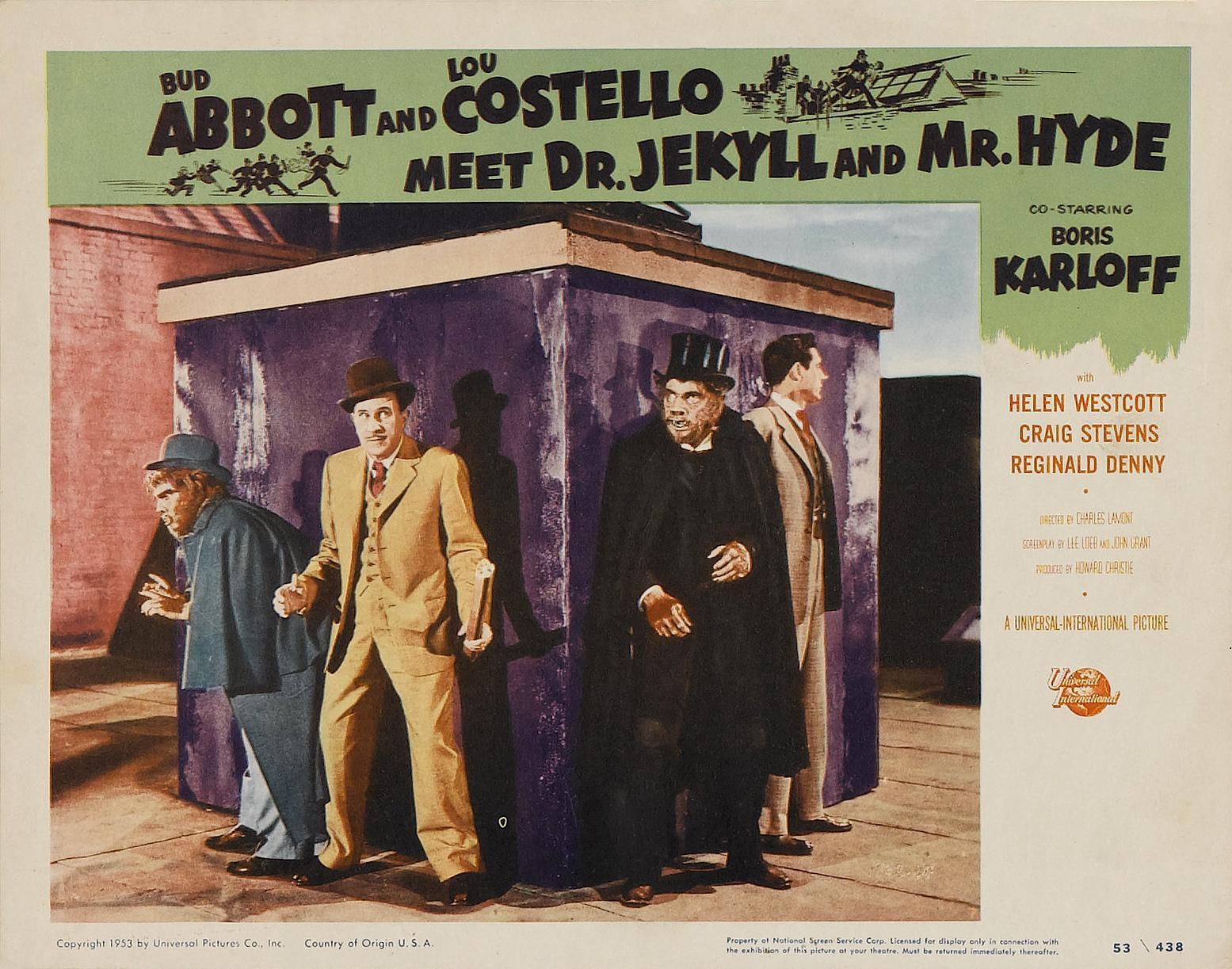 Постер фильма Эбботт и Костелло встречают доктора Джекилла и мистера Хайда | Abbott and Costello Meet Dr. Jekyll and Mr. Hyde