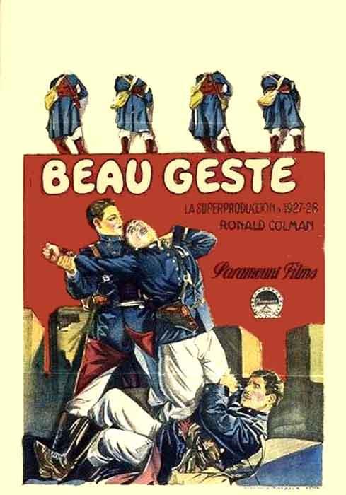 Постер фильма Красавчик Жест | Beau Geste
