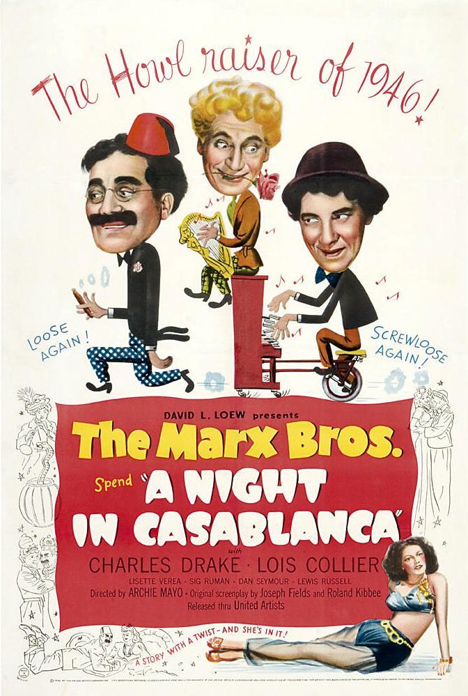 Постер фильма Ночь в Касабланке | Night in Casablanca