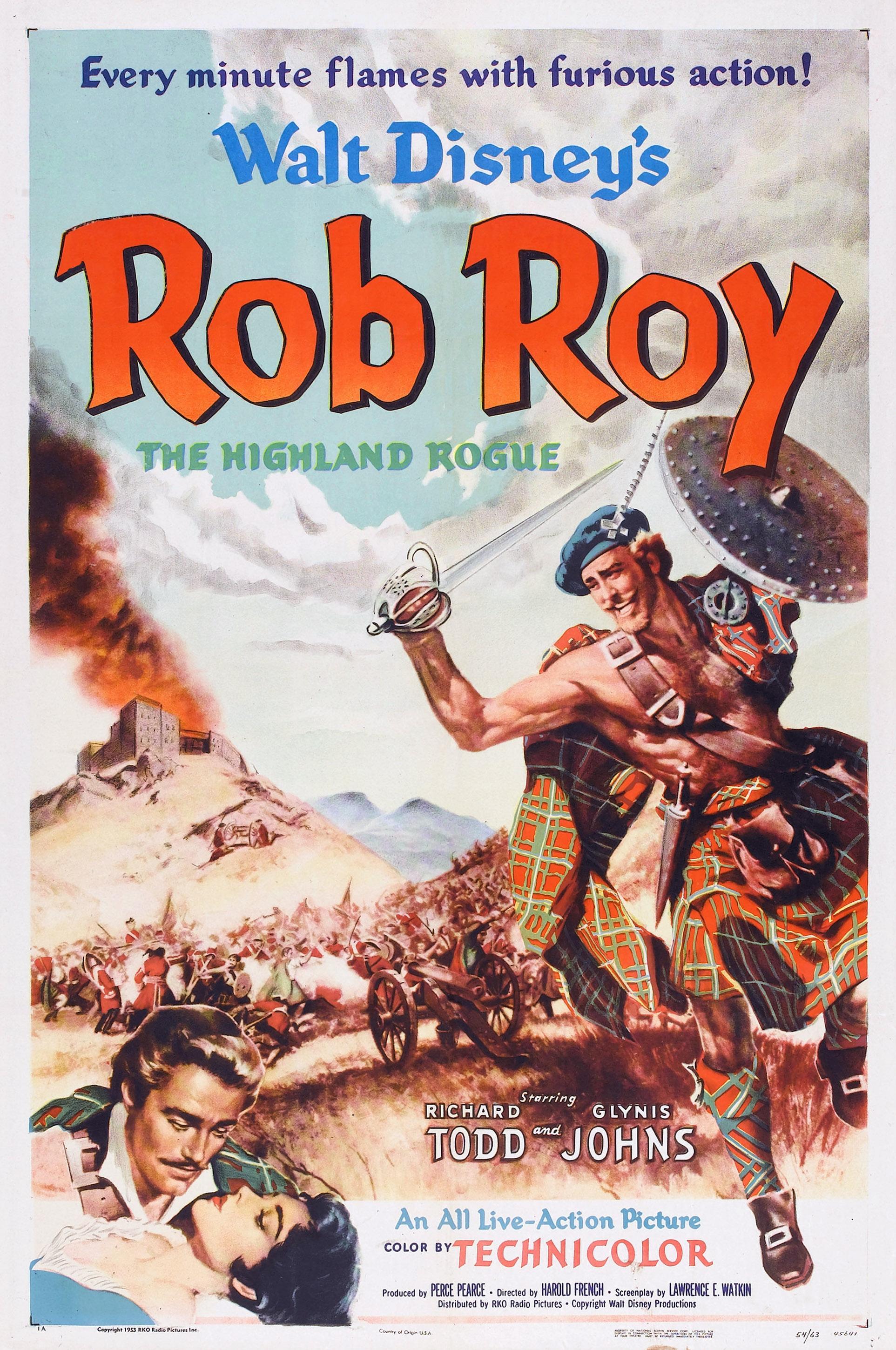 Постер фильма Rob Roy: The Highland Rogue