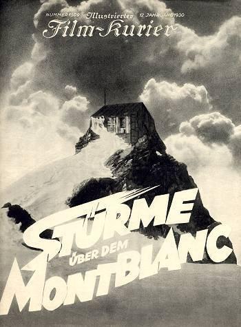 Постер фильма Бури над Монбланом | Stürme über dem Mont Blanc