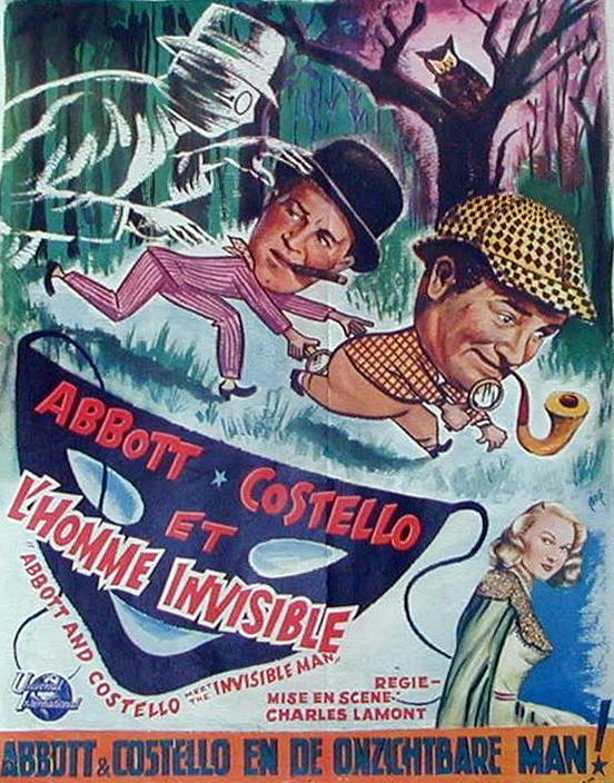 Постер фильма Abbott and Costello Meet the Invisible Man