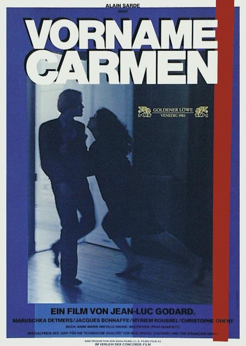 Постер фильма Имя Кармен | Prenom Carmen