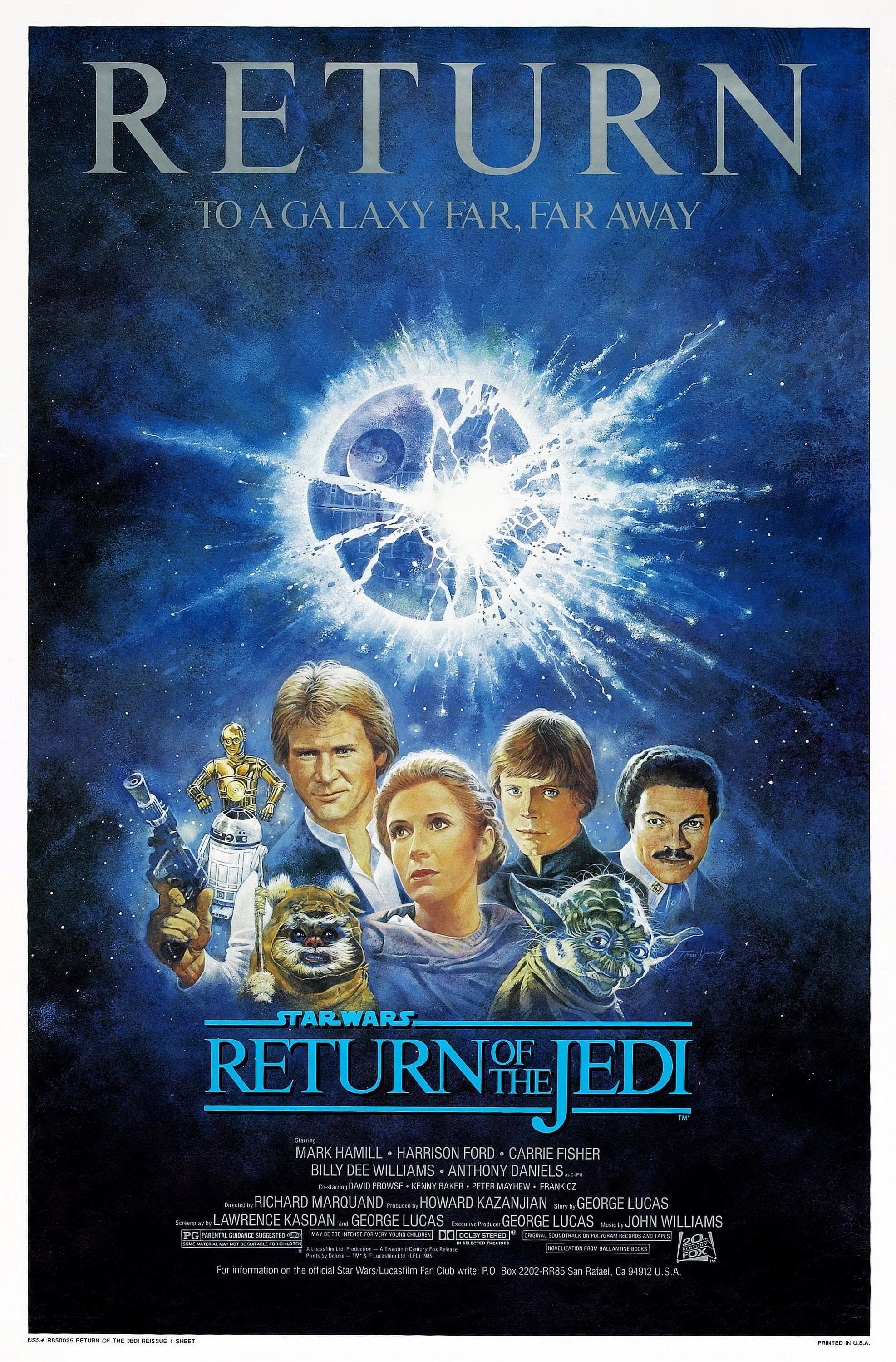 Постер фильма Звездные войны: Эпизод 6 - Возвращение Джедая | Star Wars: Episode VI - Return of the Jedi