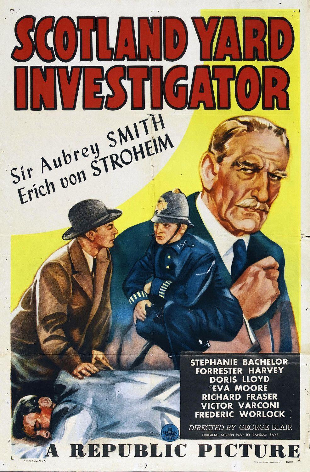 Постер фильма Scotland Yard Investigator
