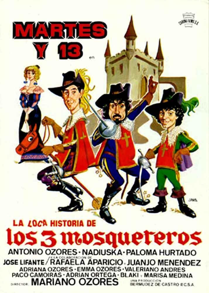 Постер фильма loca historia de los tres mosqueteros