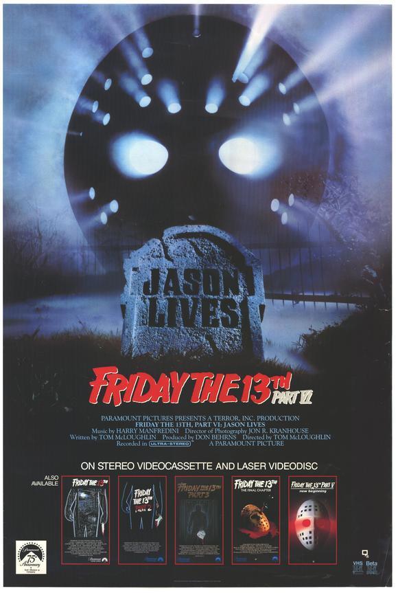 Постер фильма Пятница 13 - Часть 6: Джейсон жив | Jason Lives: Friday the 13th Part VI