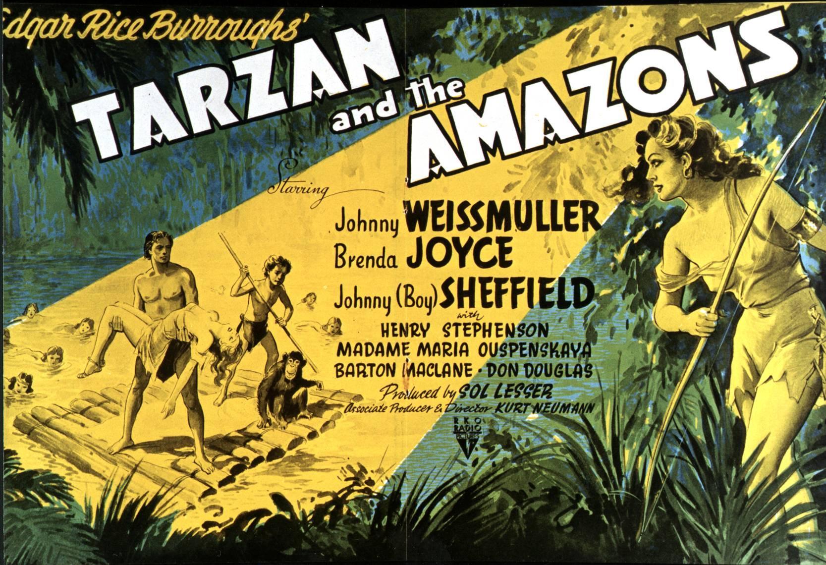 Постер фильма Tarzan and the Amazons