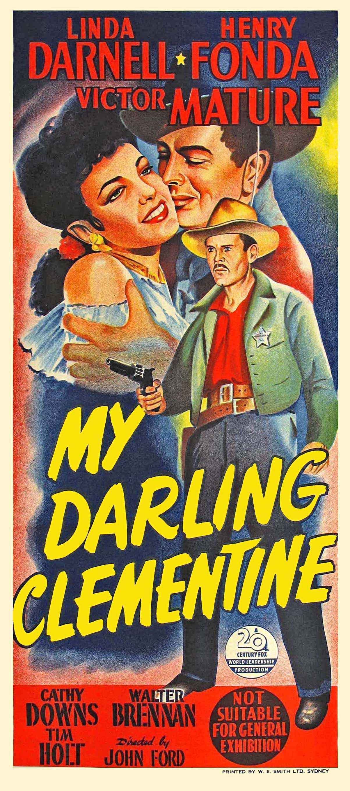 Постер фильма Моя дорогая Клементина | My Darling Clementine