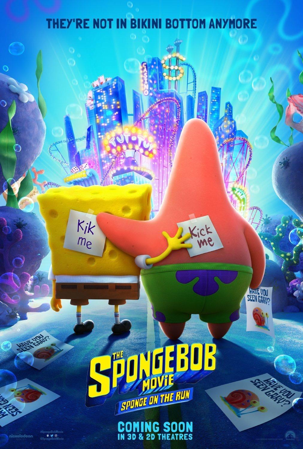 Постер фильма Губка Боб в бегах | SpongeBob Movie: Sponge on the Run