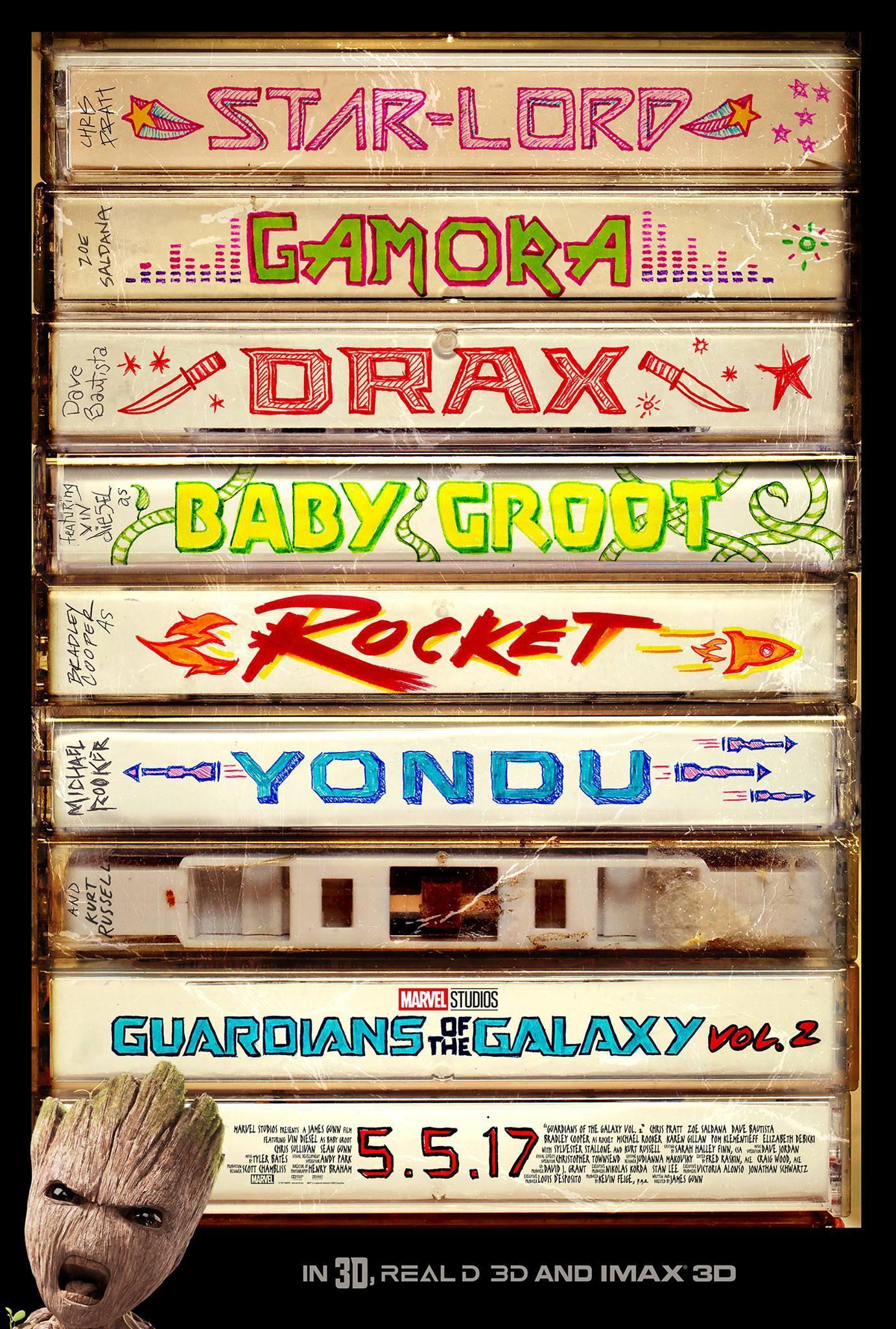 Постер фильма Стражи Галактики. Часть 2 | Guardians of the Galaxy Vol. 2