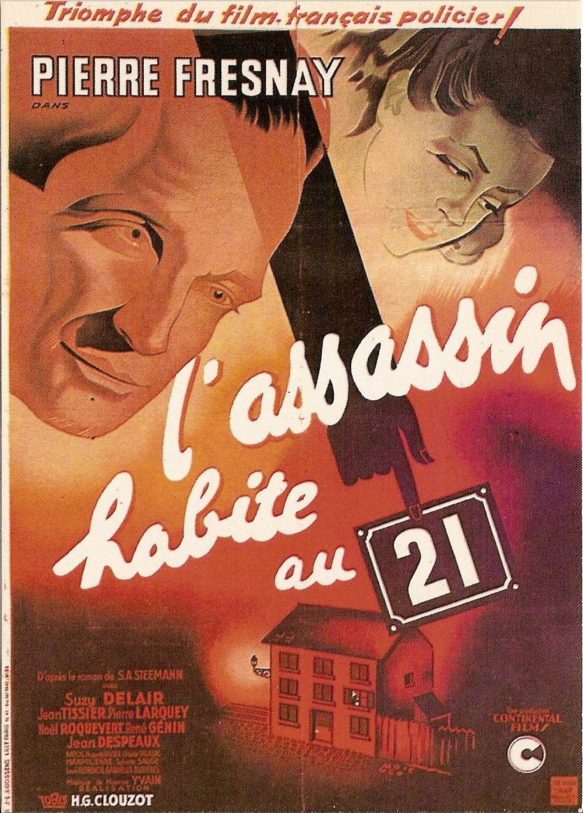Постер фильма Убийца проживает в номере 21 | L'assassin habite... au 21