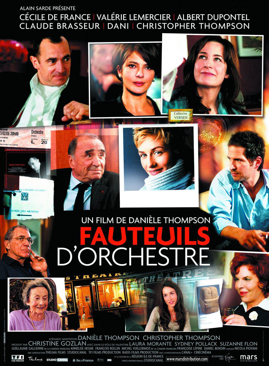 Постер фильма Места в партере | Fauteuils d'orchestre