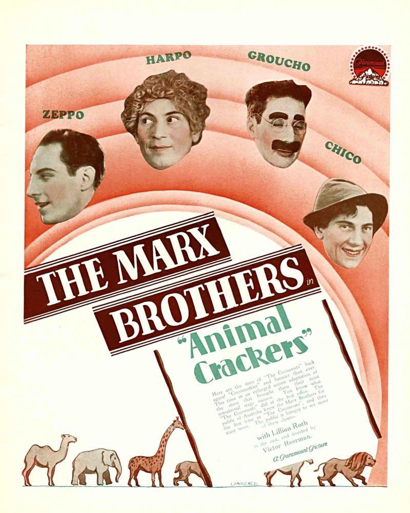 Постер фильма Animal Crackers