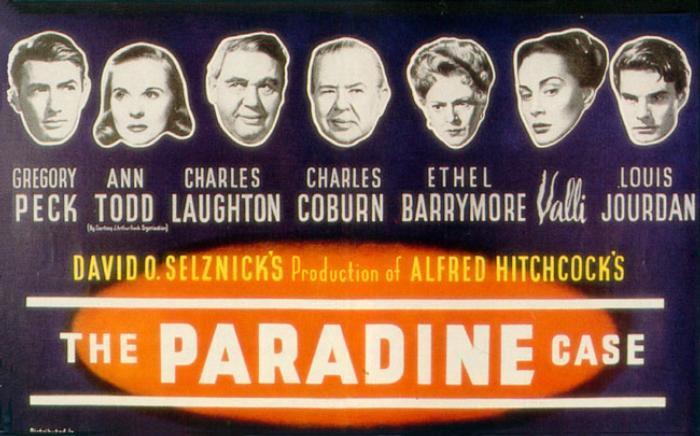 Постер фильма Дело Парадайна | Paradine Case