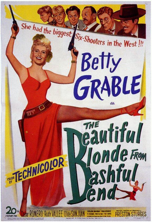 Постер фильма Beautiful Blonde from Bashful Bend