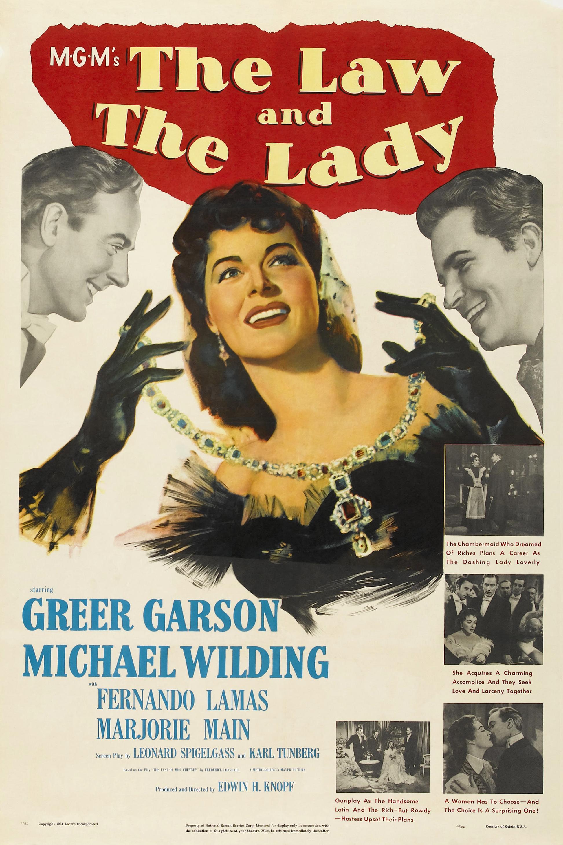 Постер фильма Law and the Lady