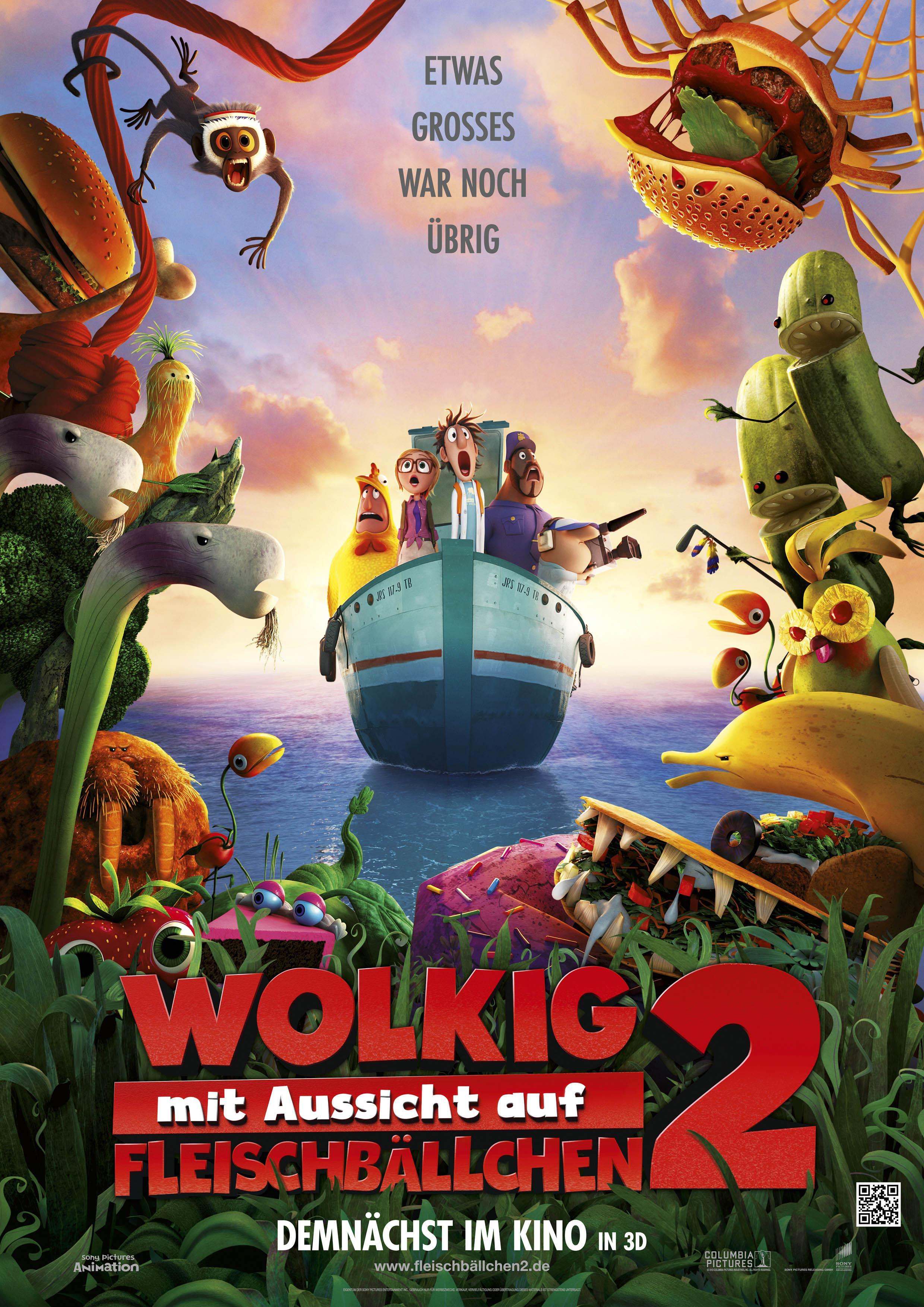 Постер фильма Облачно... 2: Месть ГМО | Cloudy with a Chance of Meatballs 2