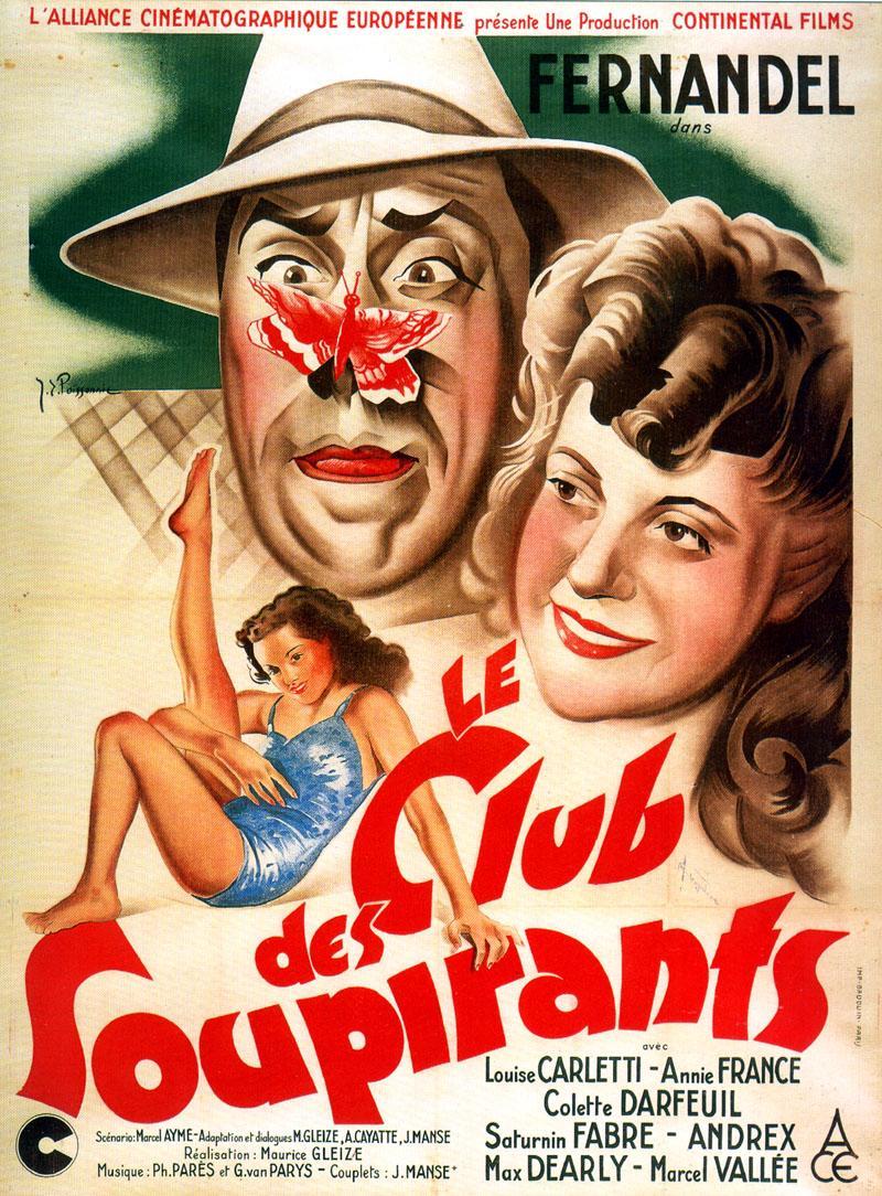 Постер фильма Клуб воздыхателей | club des soupirants
