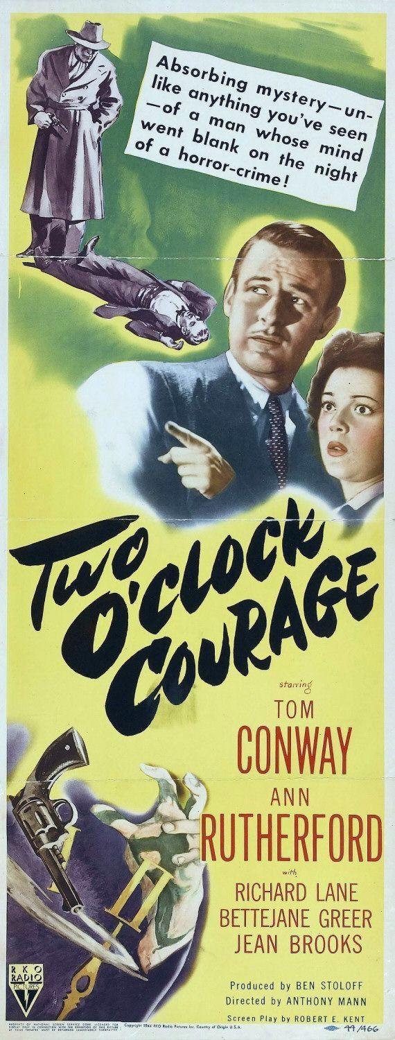 Постер фильма Two O'Clock Courage
