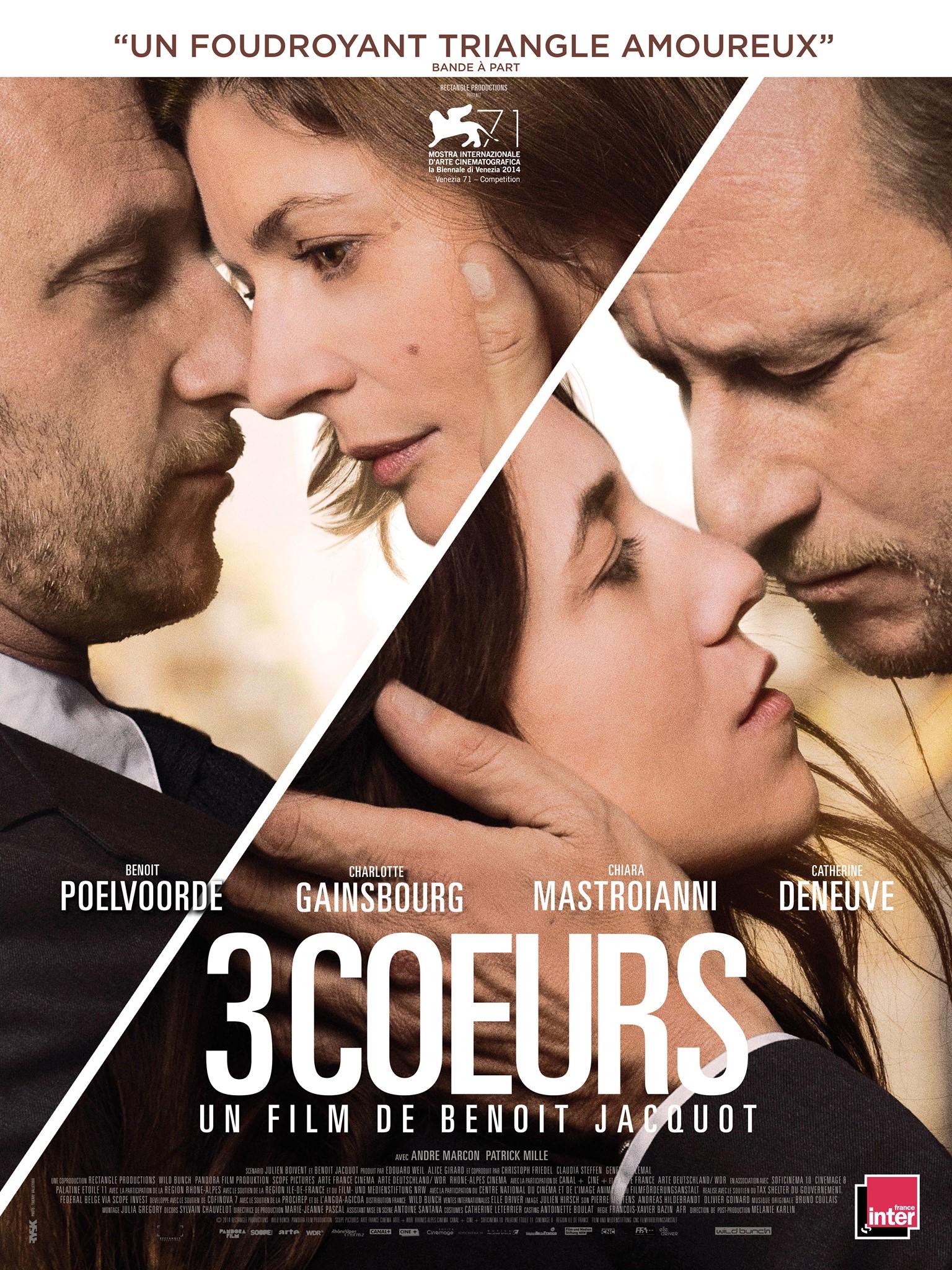 Постер фильма 3 сердца | 3 coeurs