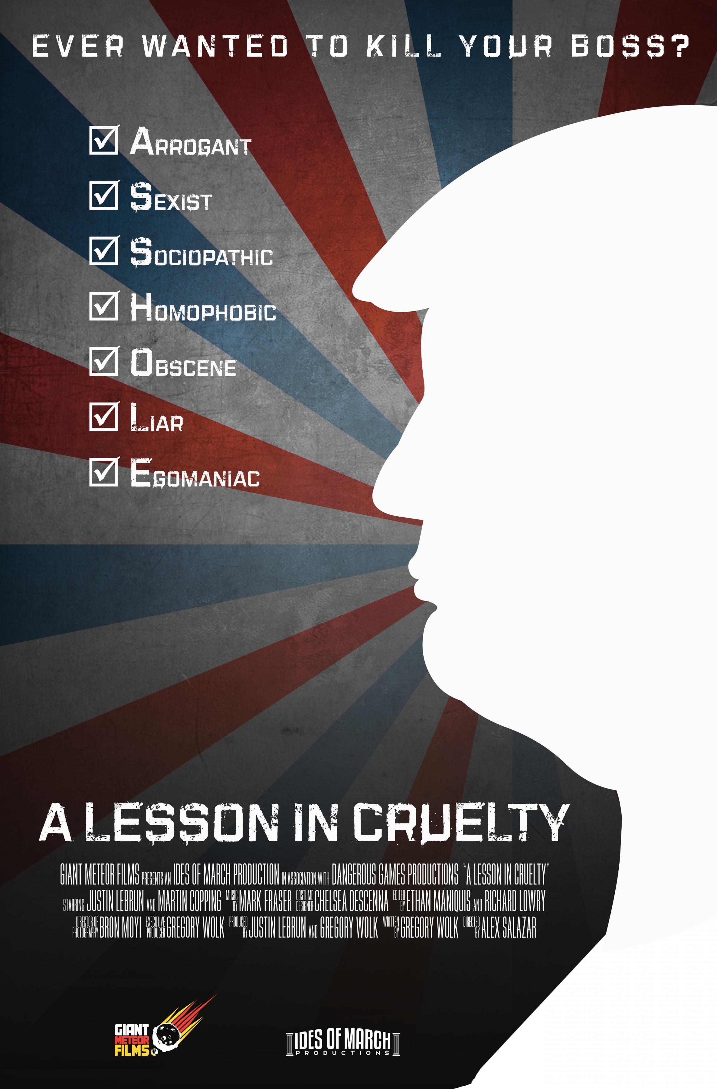Постер фильма A Lesson in Cruelty 