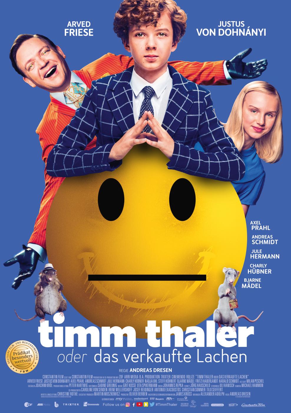 Постер фильма Тим Талер, или проданный смех | Timm Thaler oder das verkaufte Lachen