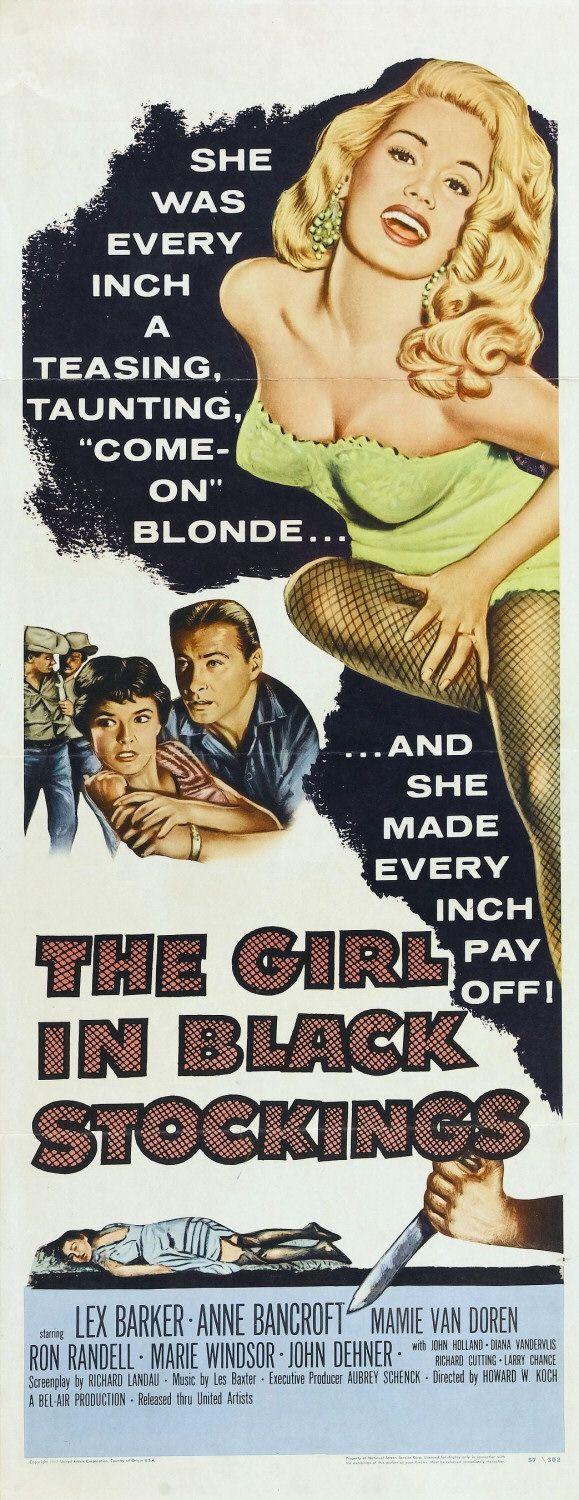Постер фильма Girl in Black Stockings