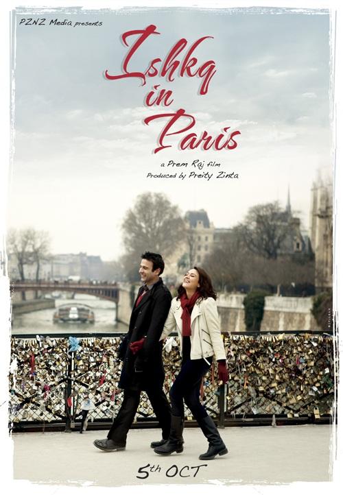 Постер фильма Любовь в Париже | Ishkq in Paris