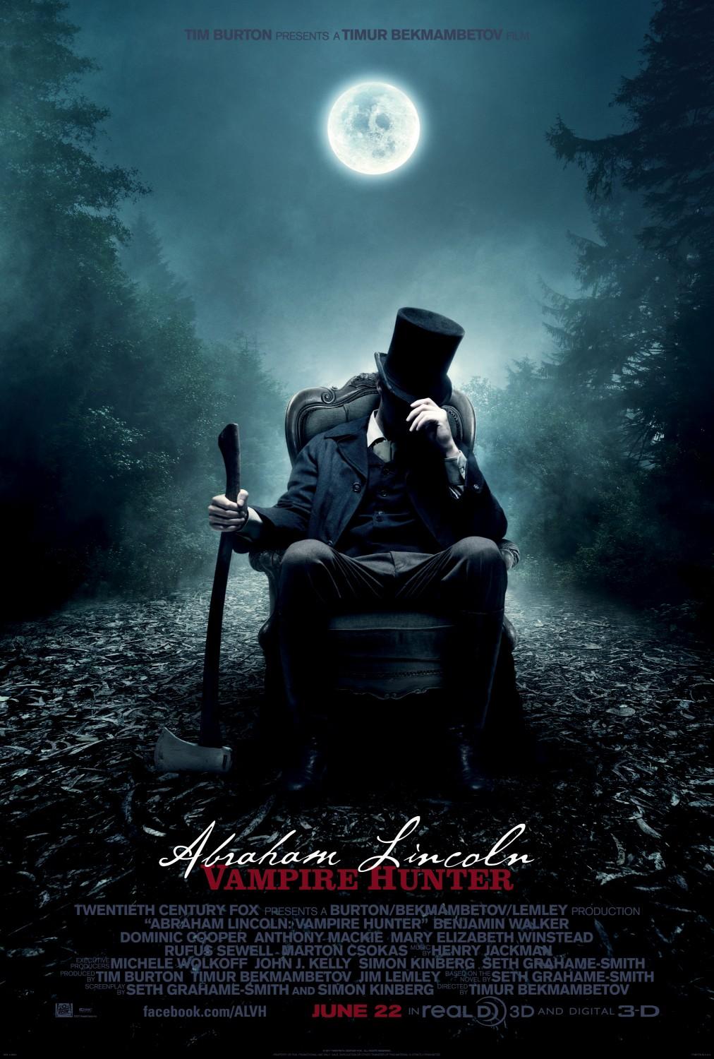 Постер фильма Президент Линкольн: Охотник на вампиров | Abraham Lincoln: Vampire Hunter