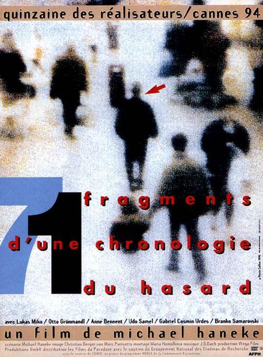 Постер фильма 71 фрагмент хронологической случайности | 71 Fragmente einer Chronologie des Zufalls