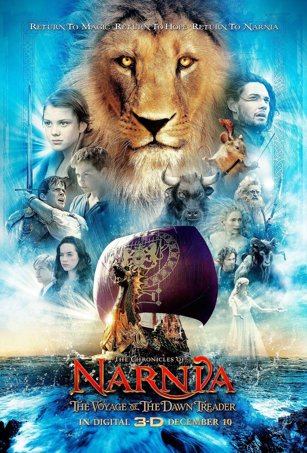 Постер фильма Хроники Нарнии: Покоритель Зари | Chronicles of Narnia: Voyage of the Dawn Treader