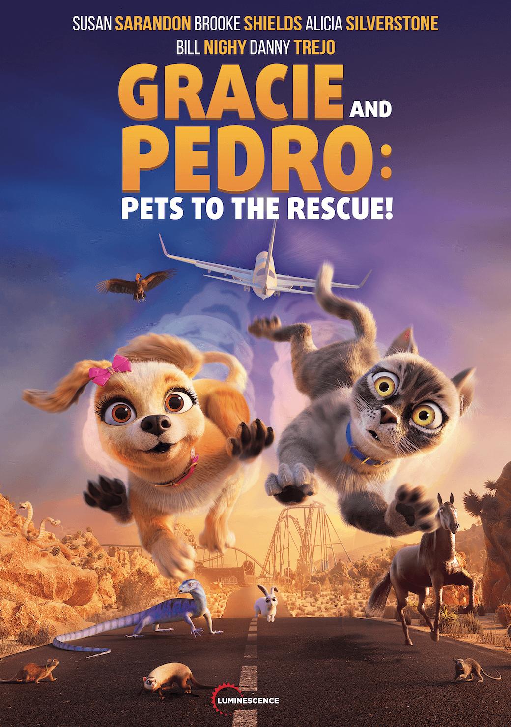Постер фильма Пушистый вояж | Gracie and Pedro: Pets to the Rescue