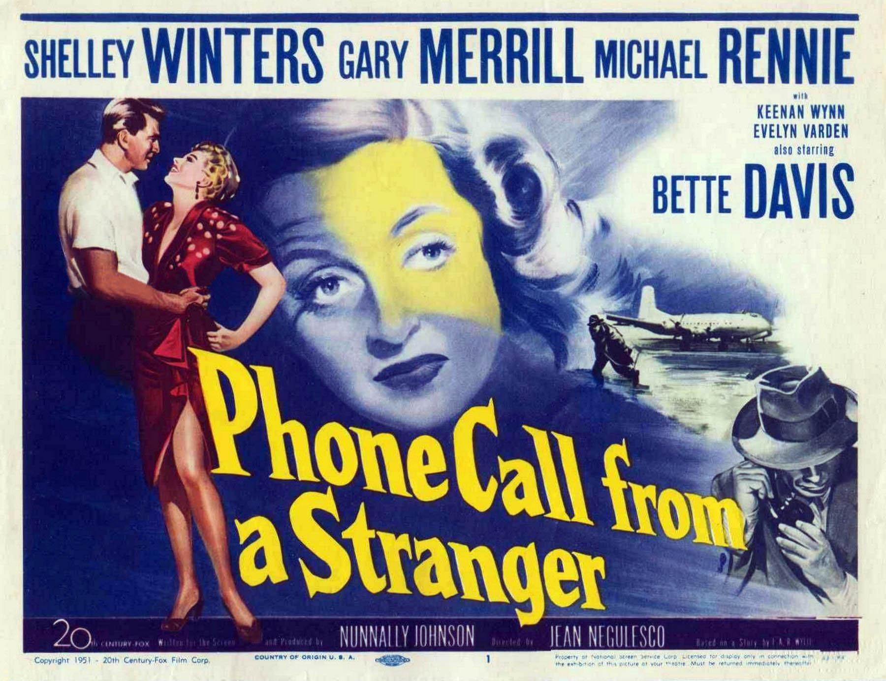 Постер фильма Телефонный звонок от незнакомца | Phone Call from a Stranger