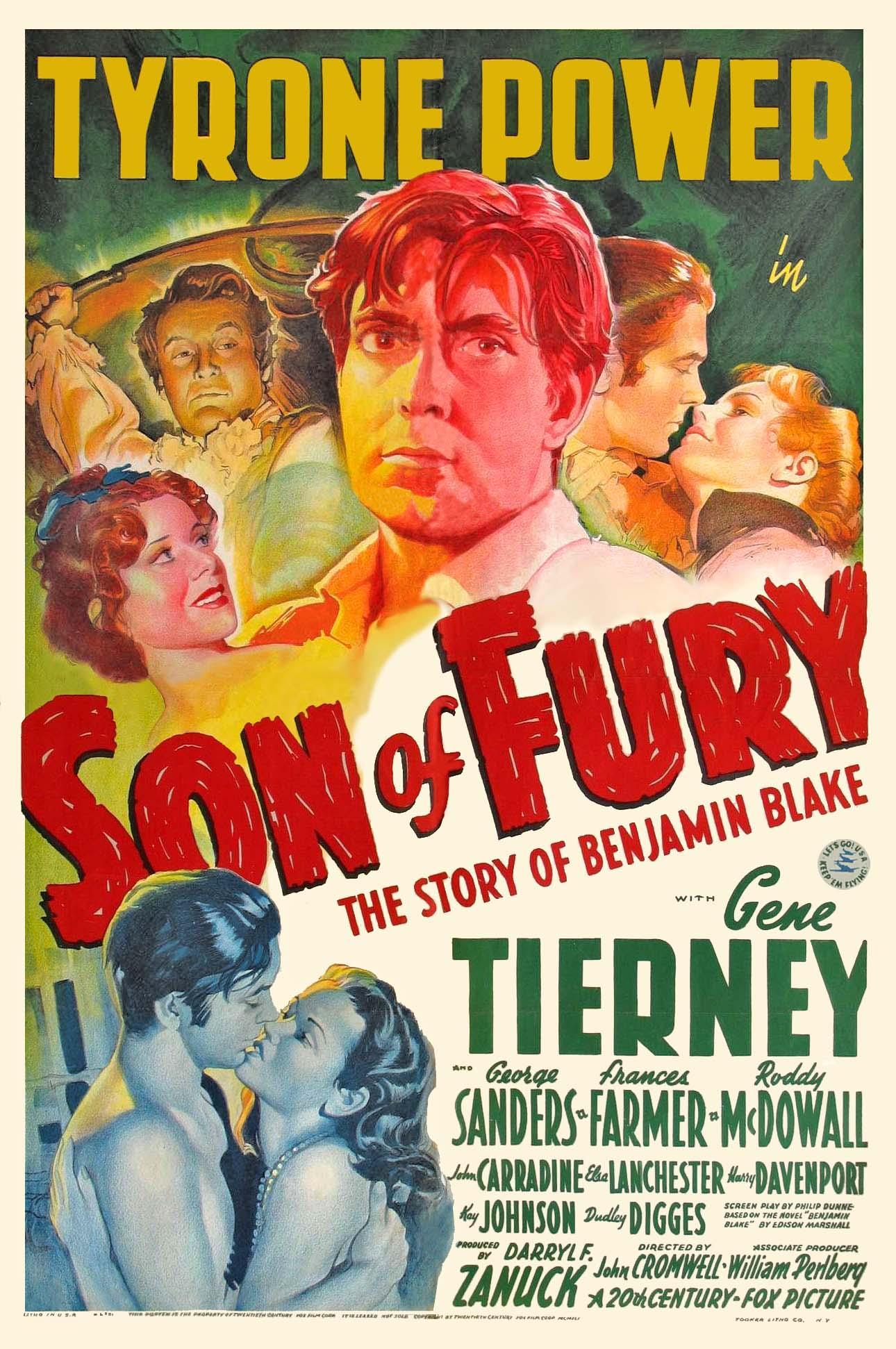 Постер фильма Son of Fury: The Story of Benjamin Blake