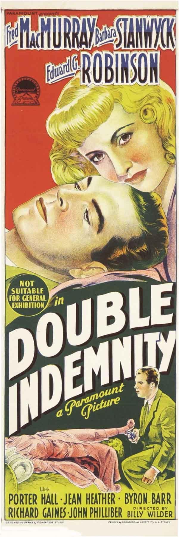 Постер фильма Двойная страховка | Double Indemnity
