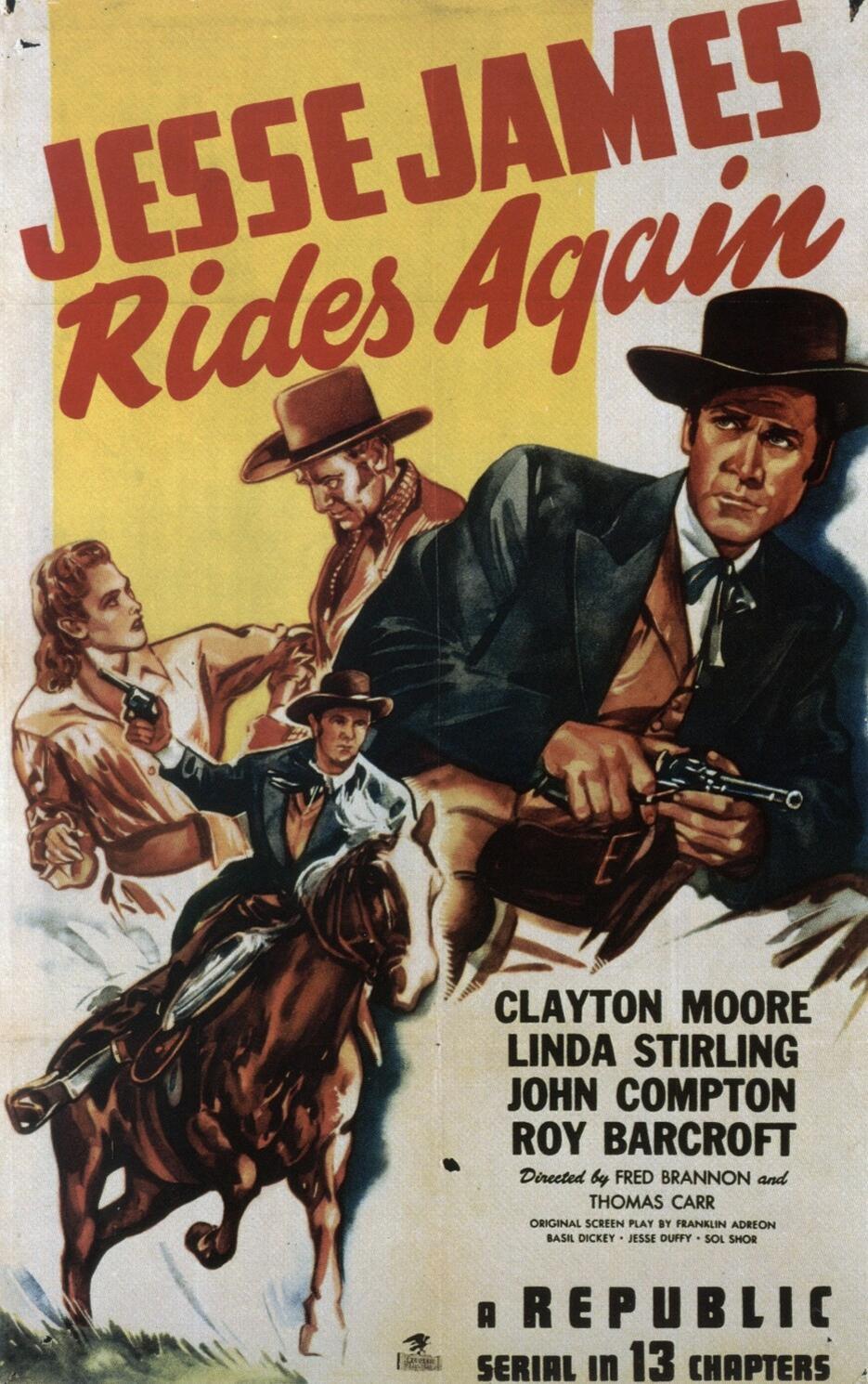 Постер фильма Jesse James Rides Again