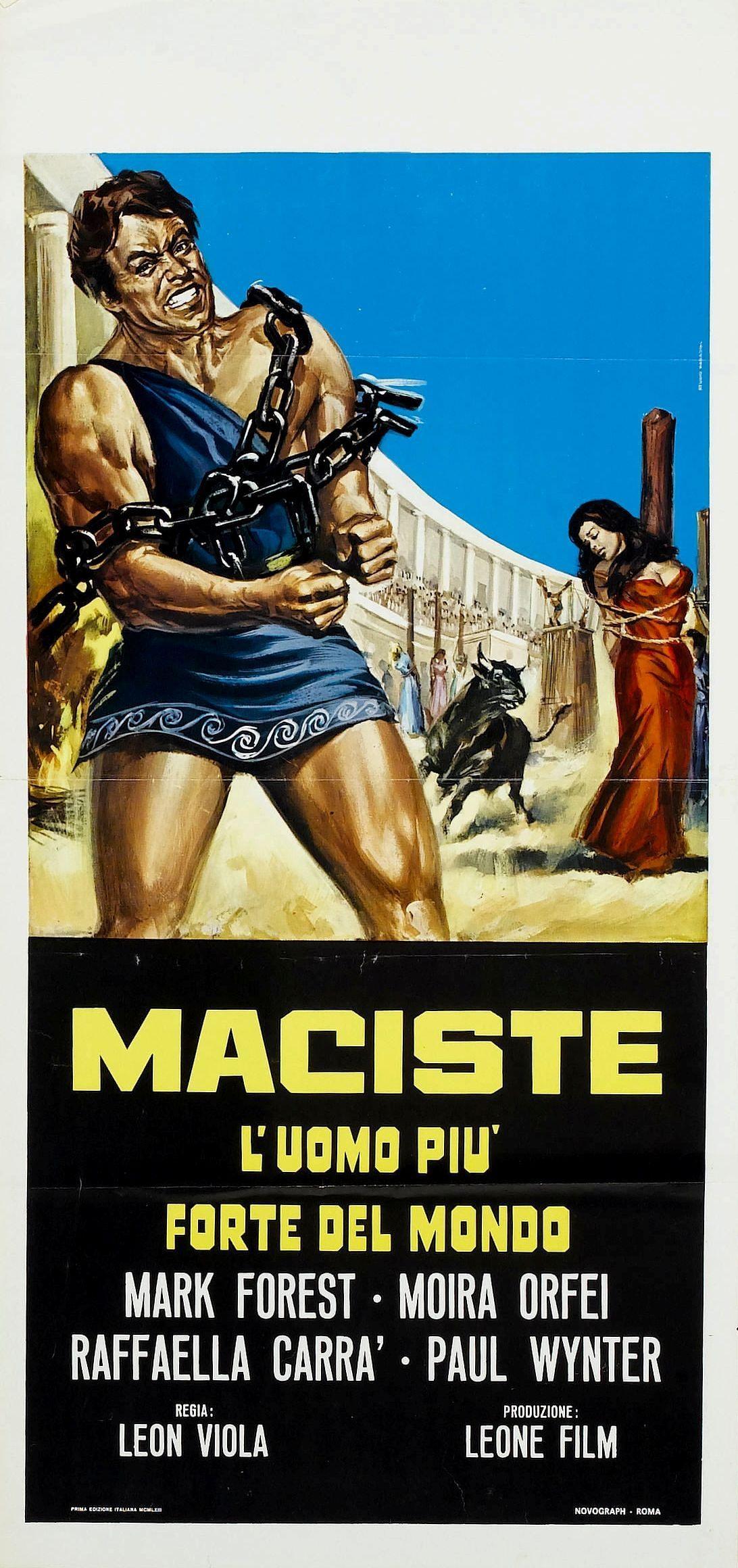 Постер фильма Maciste, l'uomo più forte del mondo