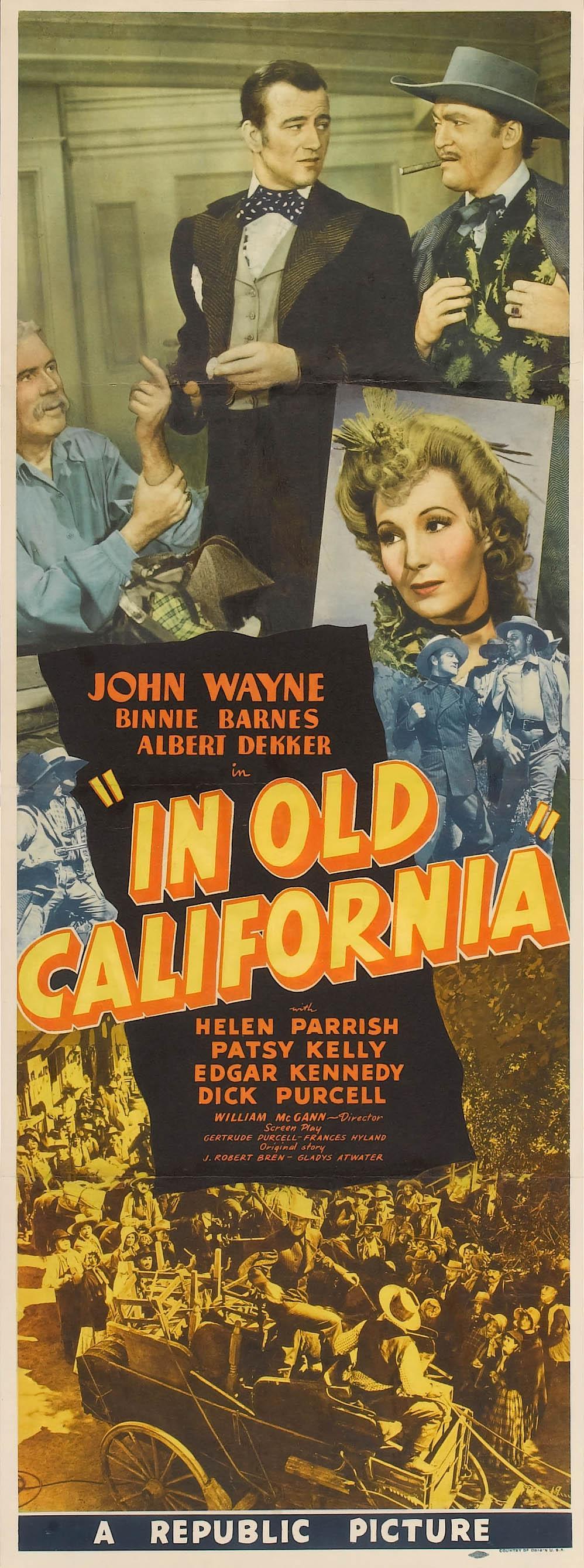Постер фильма В старой Калифорнии | In Old California