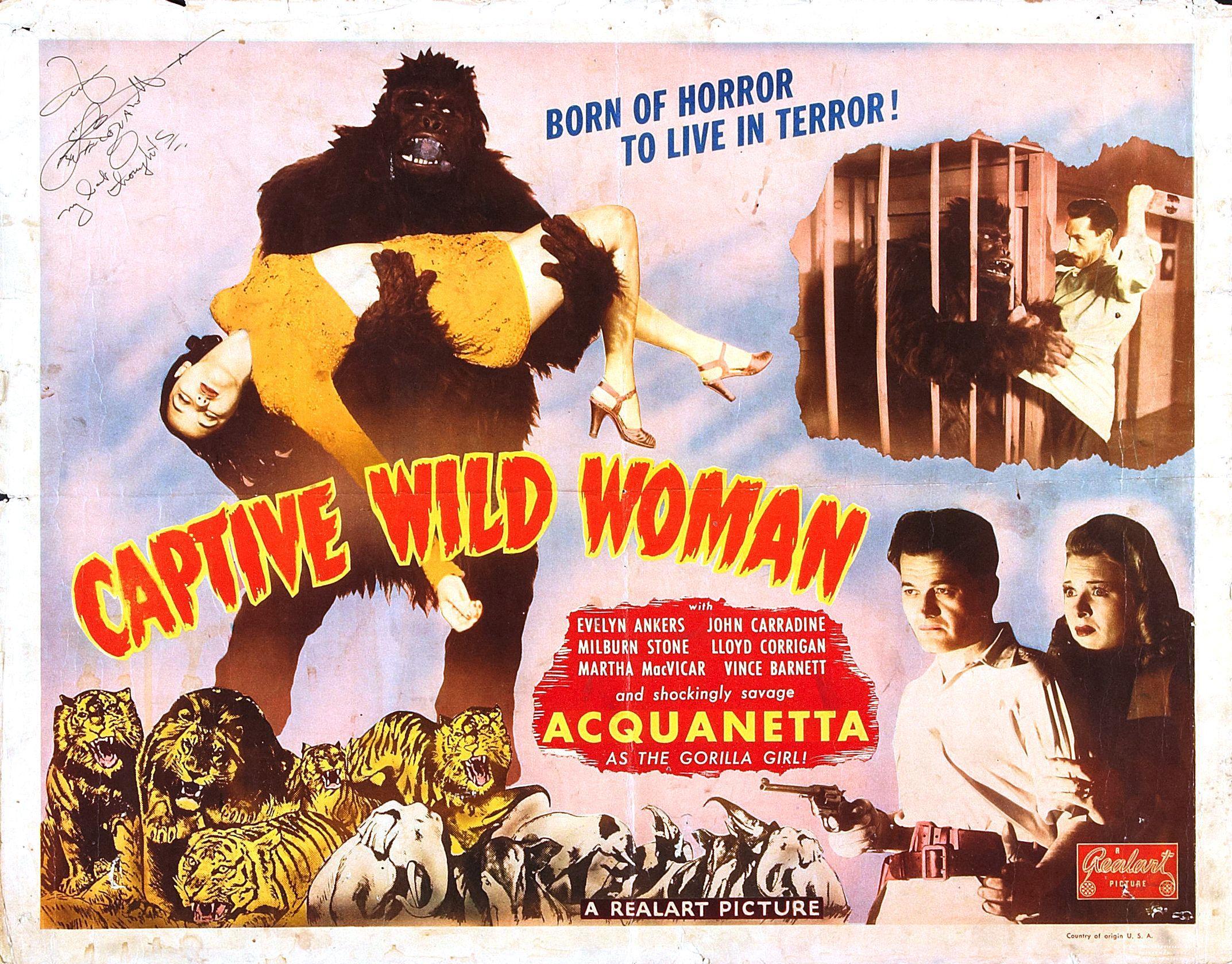 Постер фильма Captive Wild Woman
