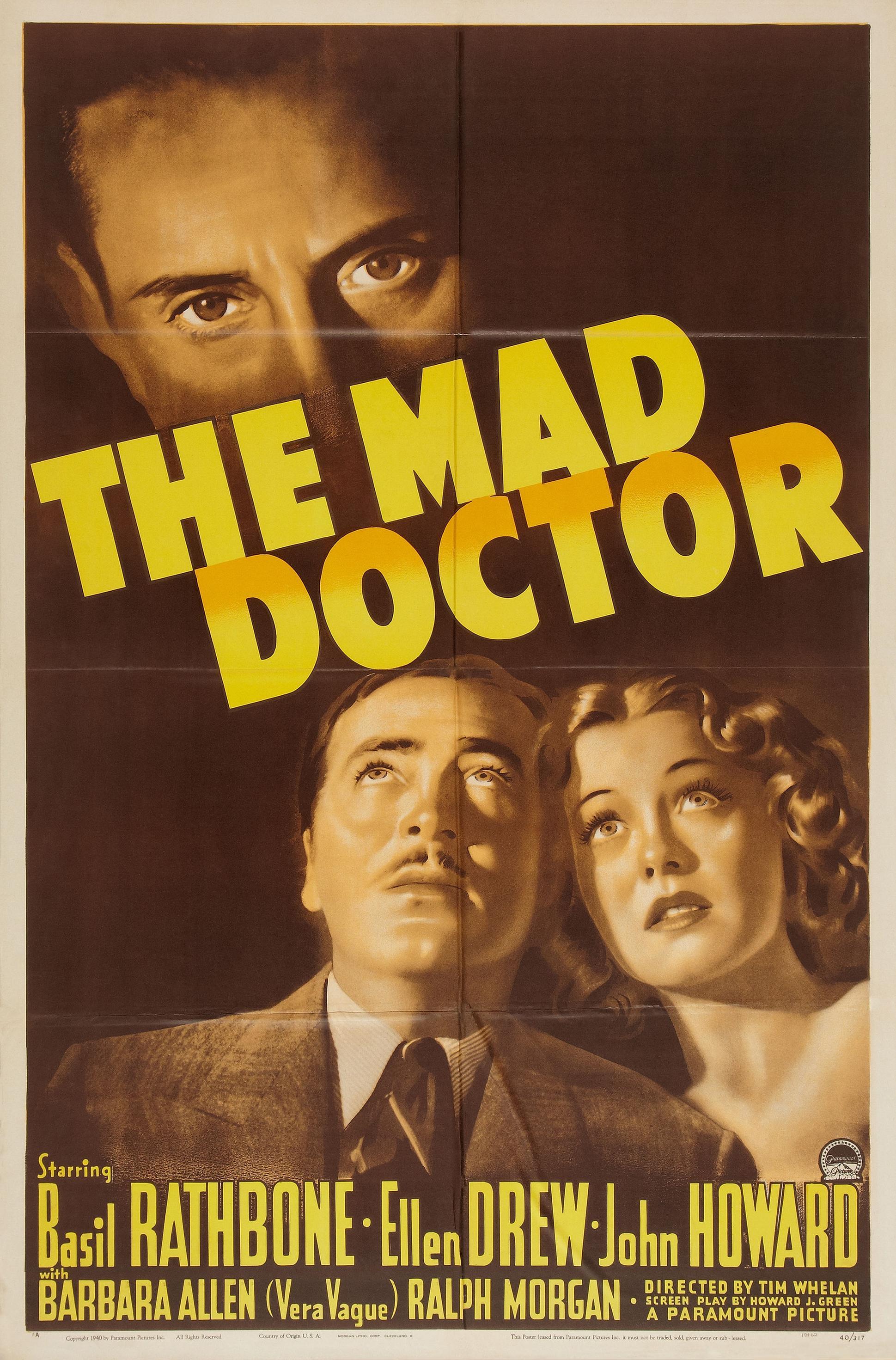Постер фильма Mad Doctor