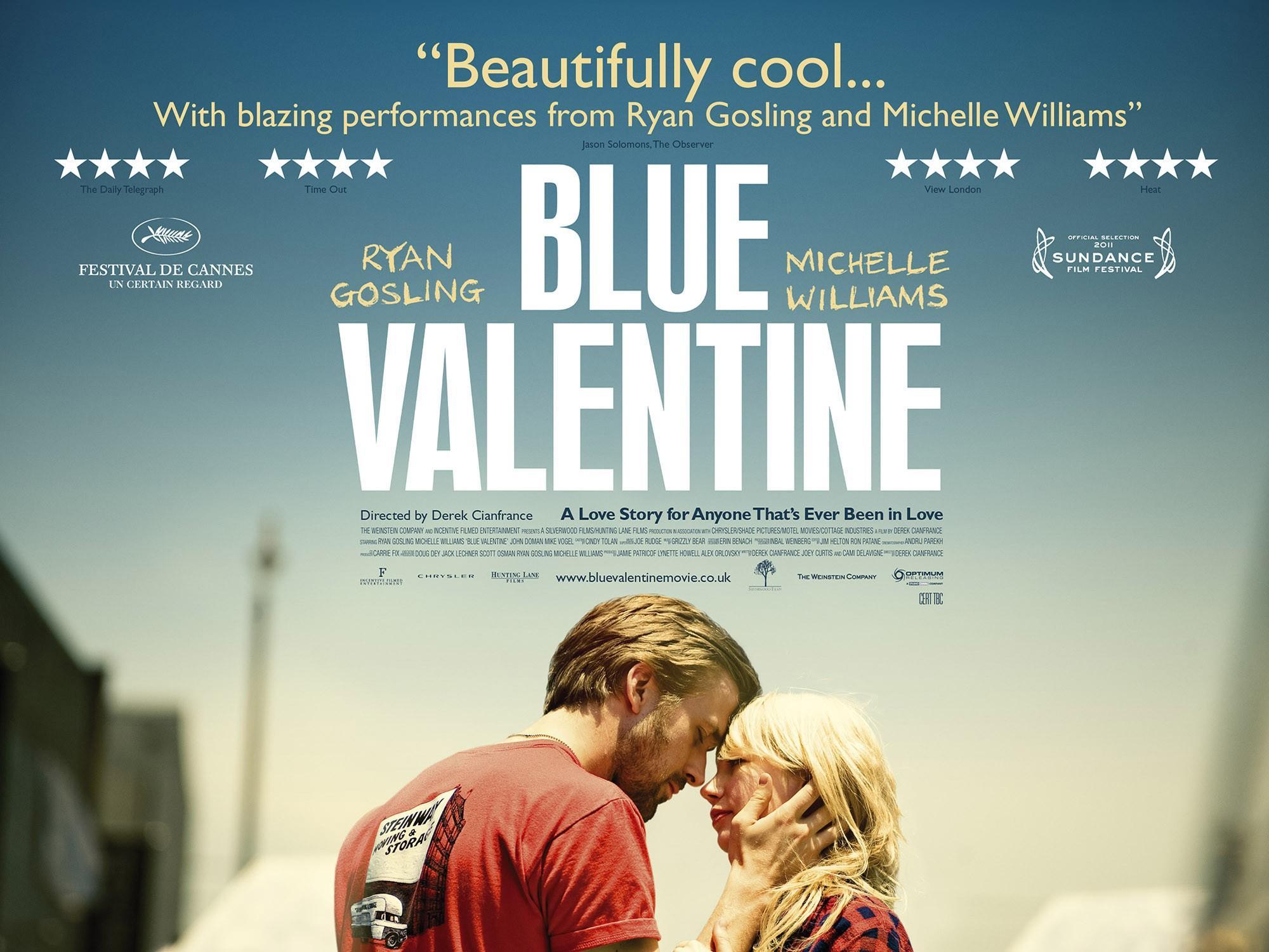 Постер фильма Валентинка | Blue Valentine