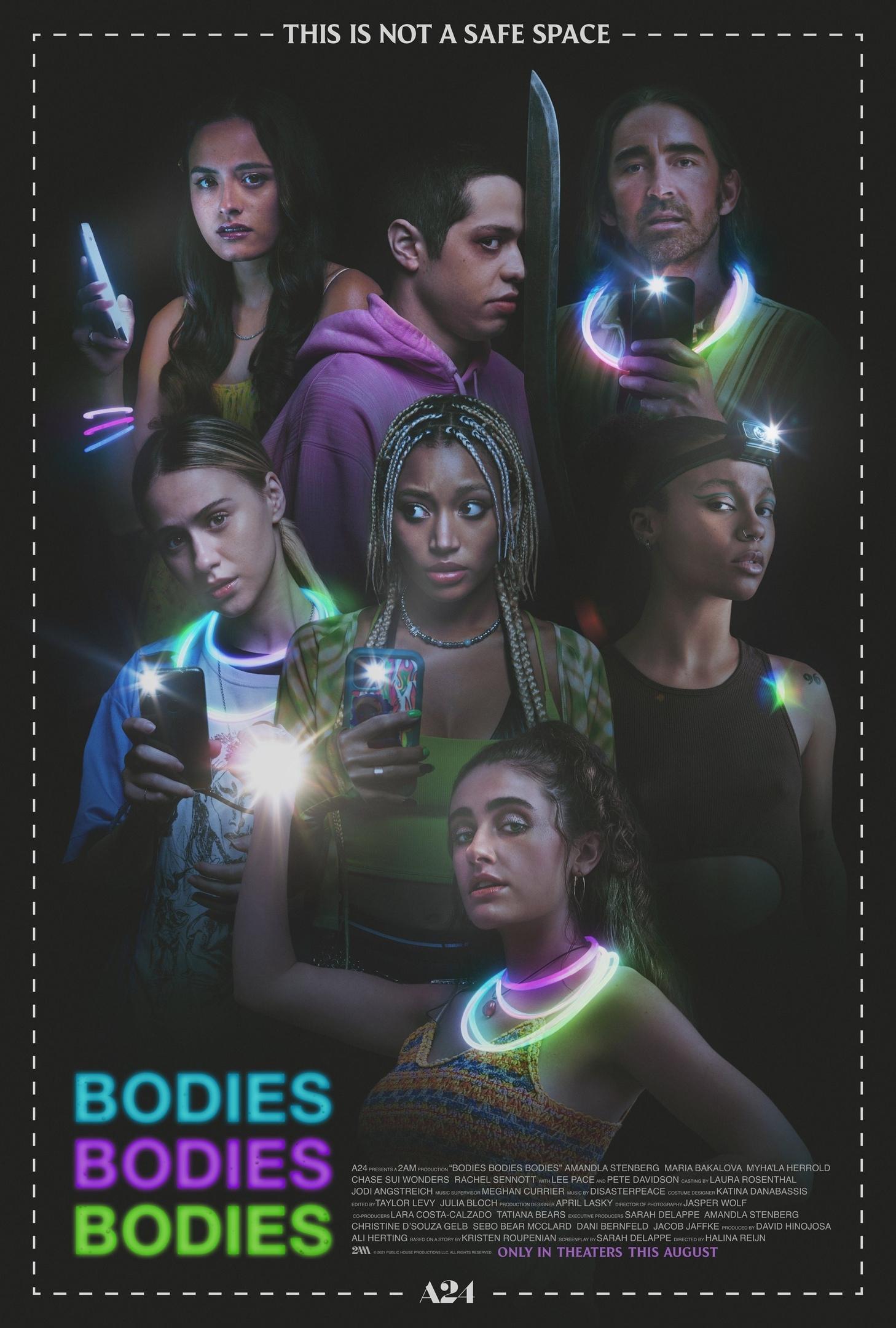Постер фильма Тела, тела, тела | Bodies Bodies Bodies