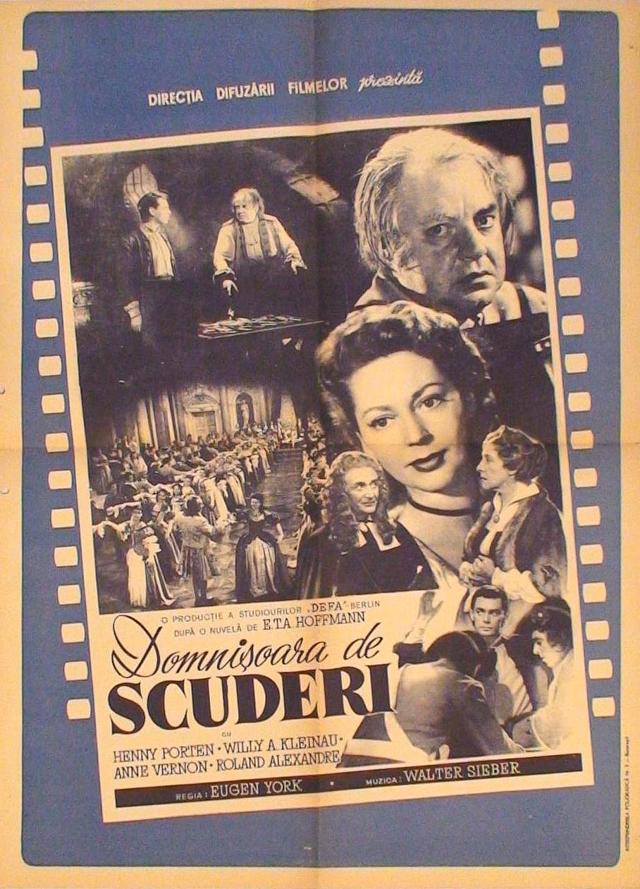 Постер фильма Fräulein von Scuderi