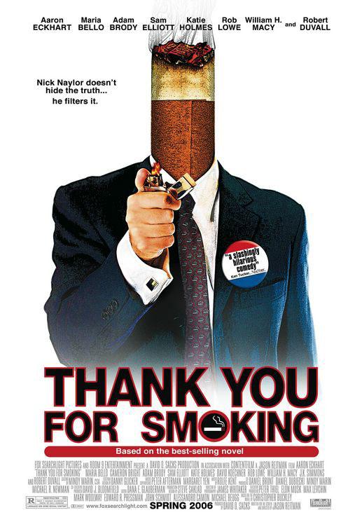 Постер фильма Здесь курят | Thank You for Smoking