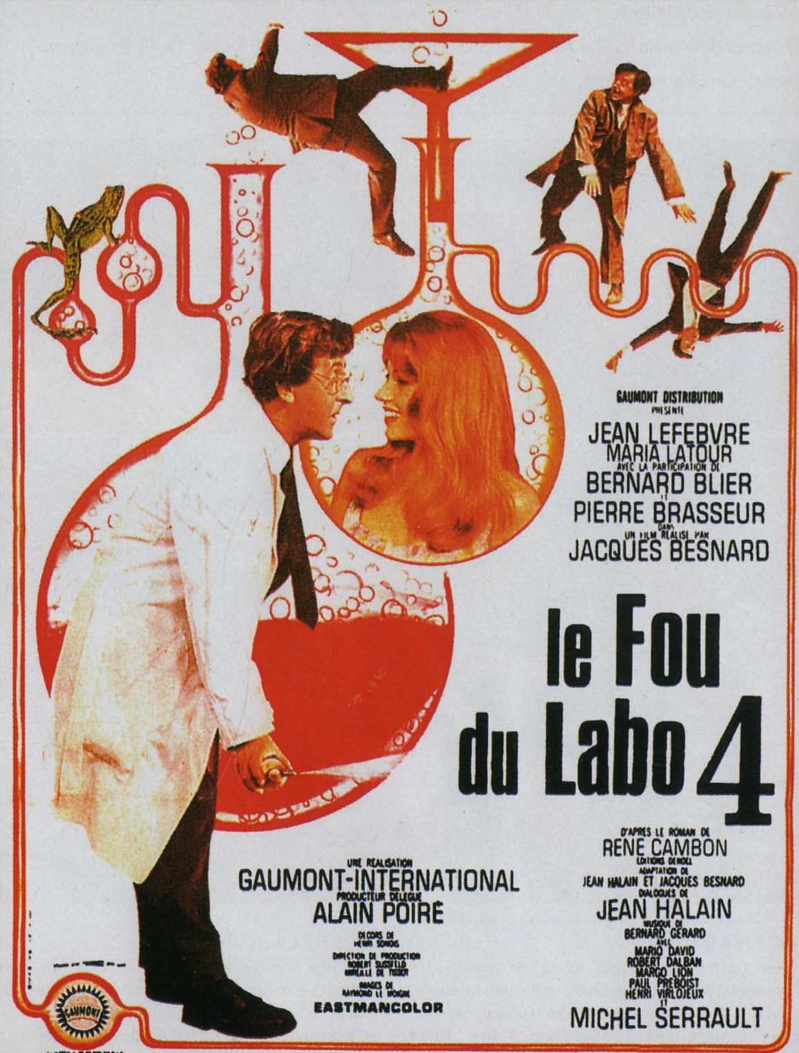 Постер фильма Безумец из лаборатории 4 | fou du labo IV