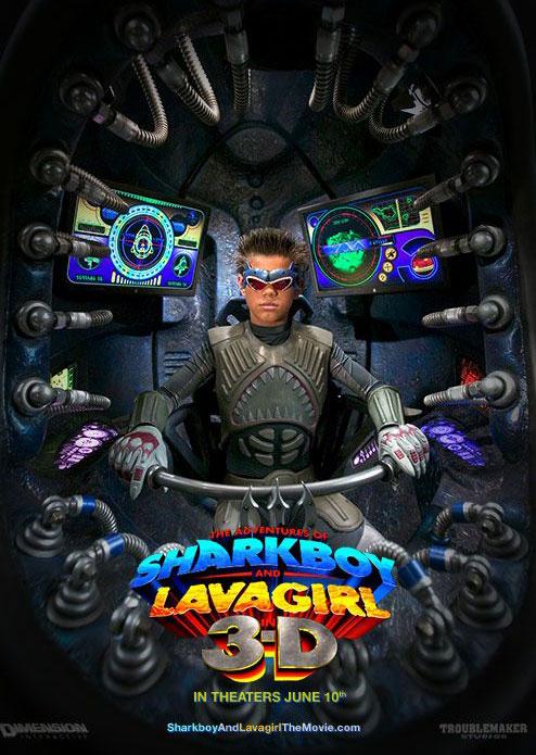 Постер фильма Приключения Шаркбоя и Лавы | Adventures of Sharkboy and Lavagirl 3-D