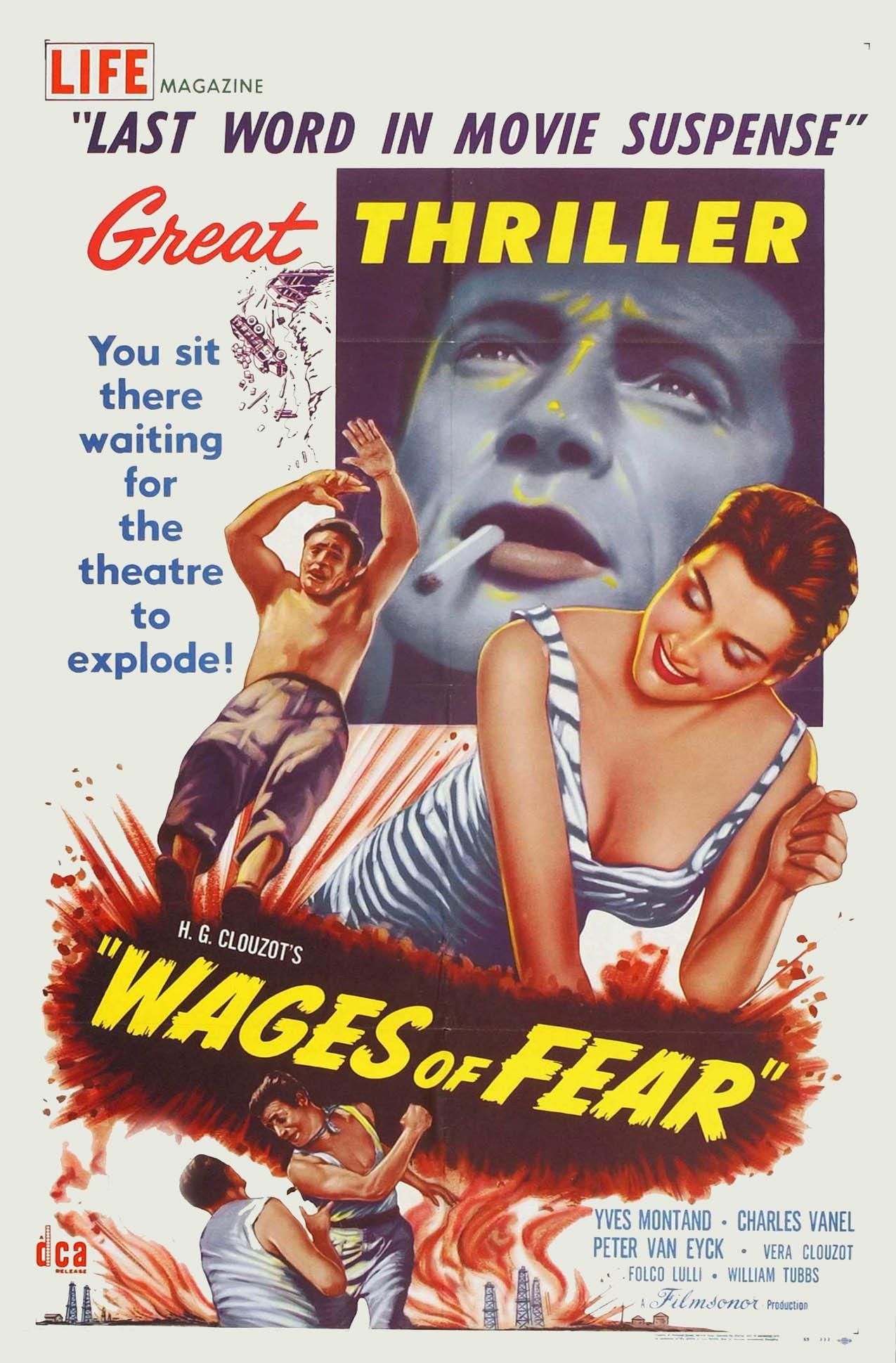 Постер фильма Плата за страх | salaire de la peur